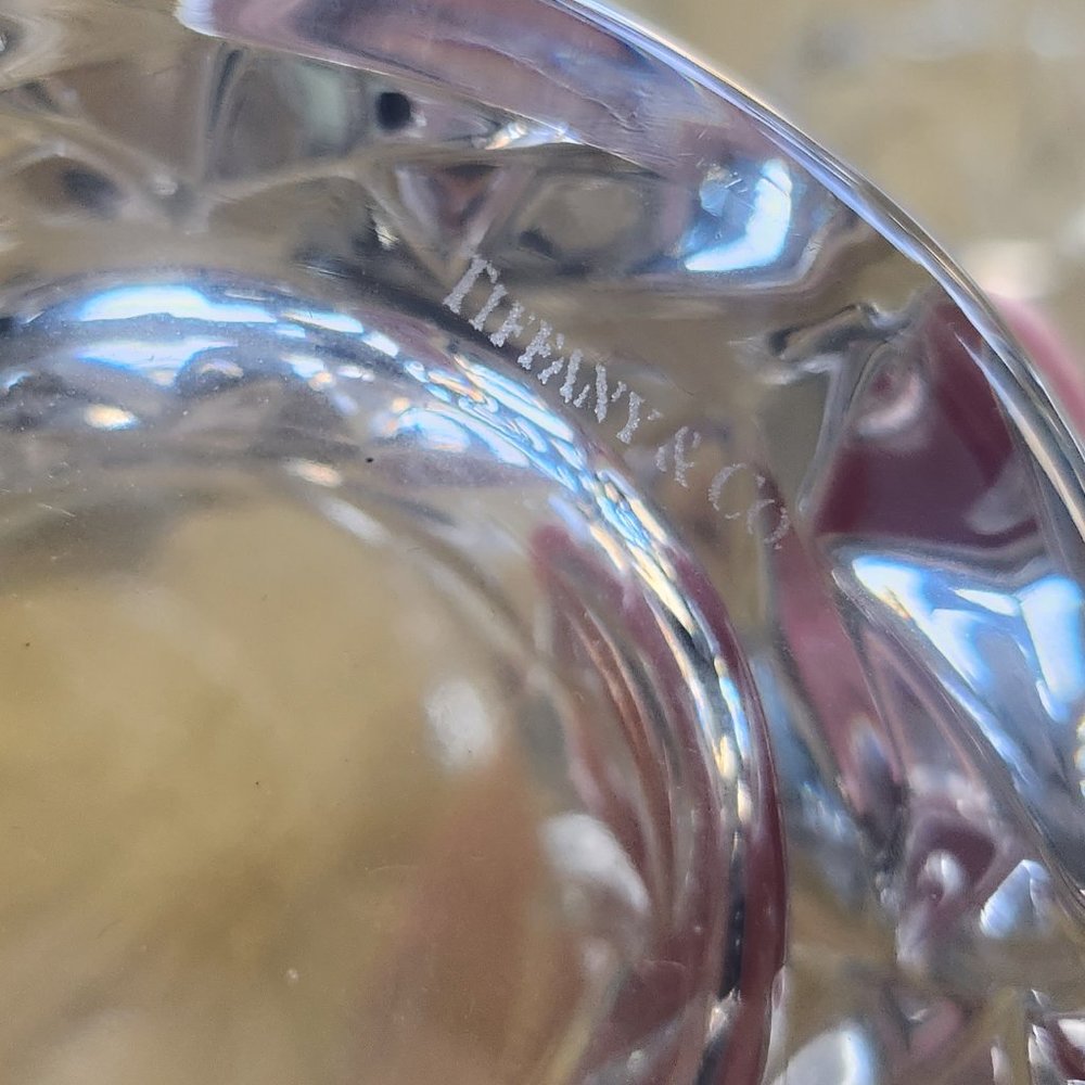 Tiffany and Co rock cut drinking glasses
